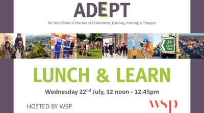 advert for lunch and learn session on 22nd July 