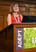 ADEPT President Ann Carruthers giving Welcome Address