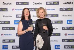 Angela Jones ADEPT President 25-26 and Hannah Bartram ADEPT CEO
