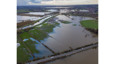 Flooded fields