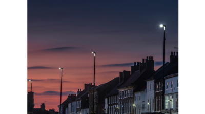 night time view of street 